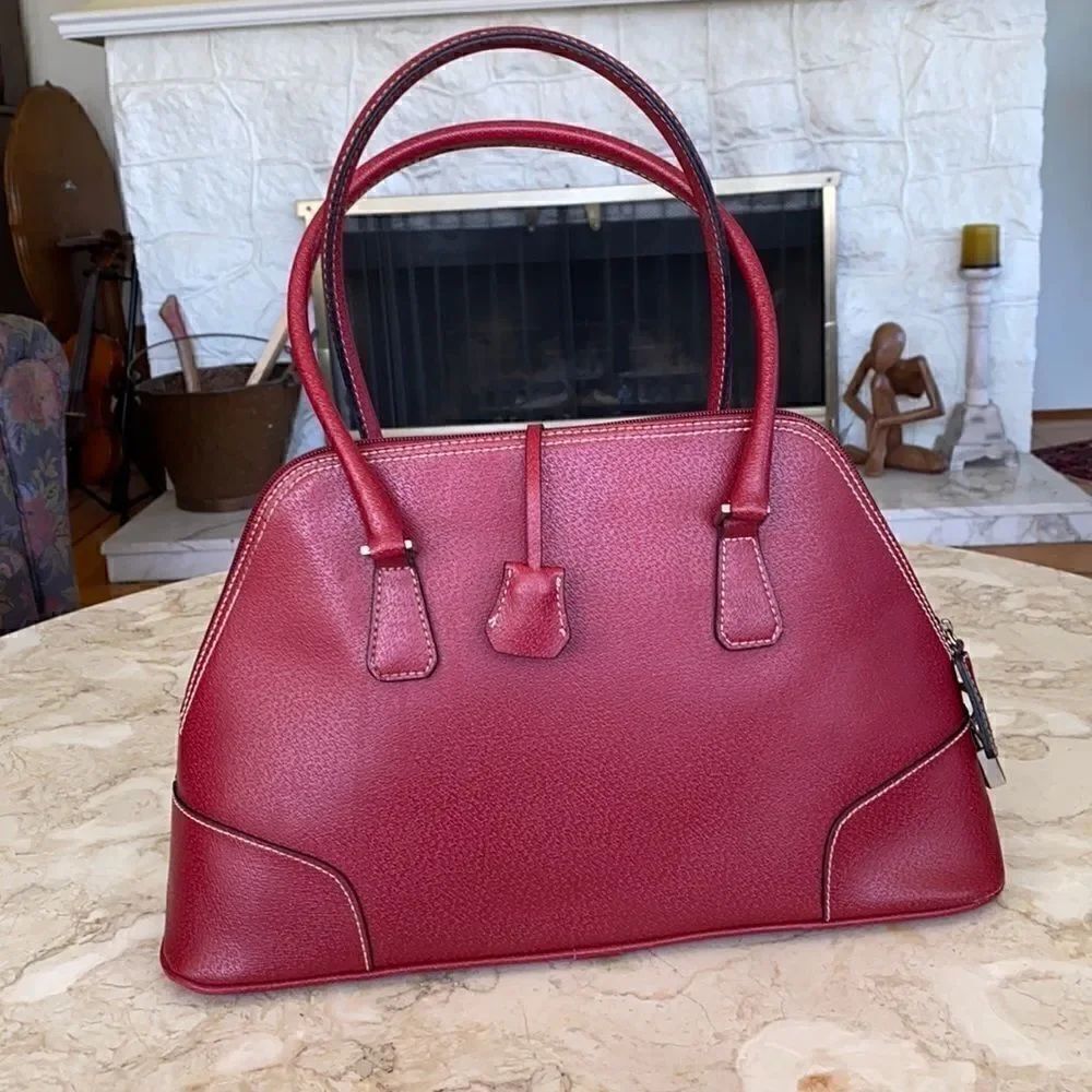 Faux Leather Alma Style Kelly Satchel Bag